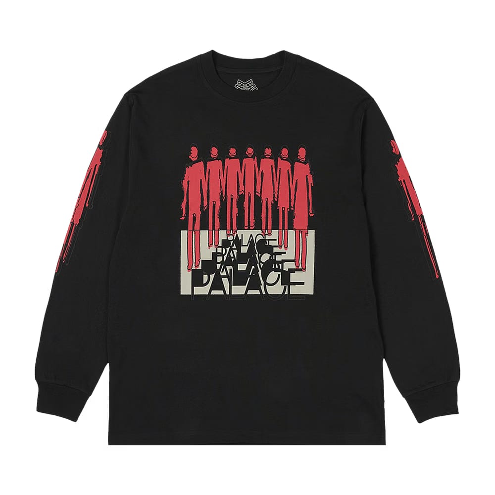 Palace Repeater Long-Sleeve Black