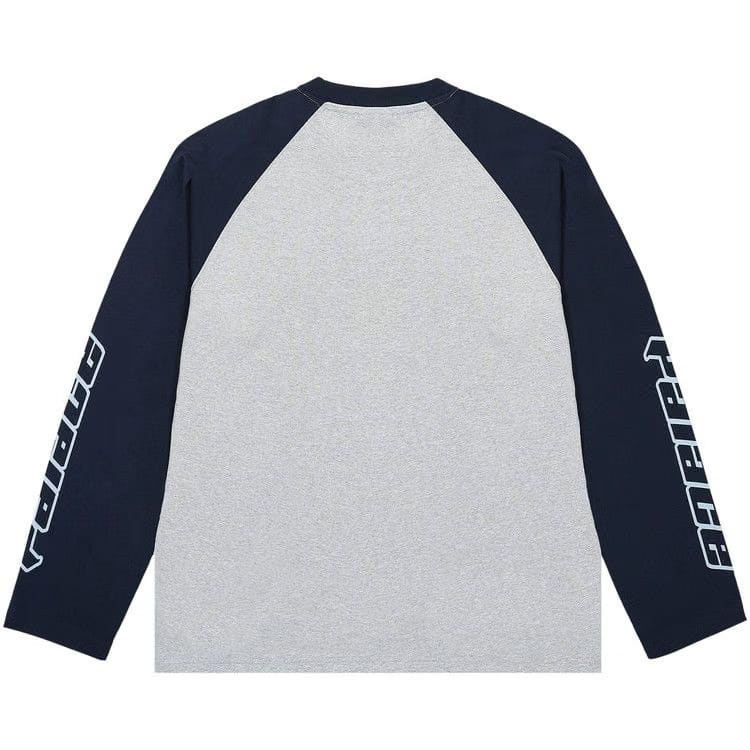 Palace Kawaii Raglan Long-Sleeve Grey Marl