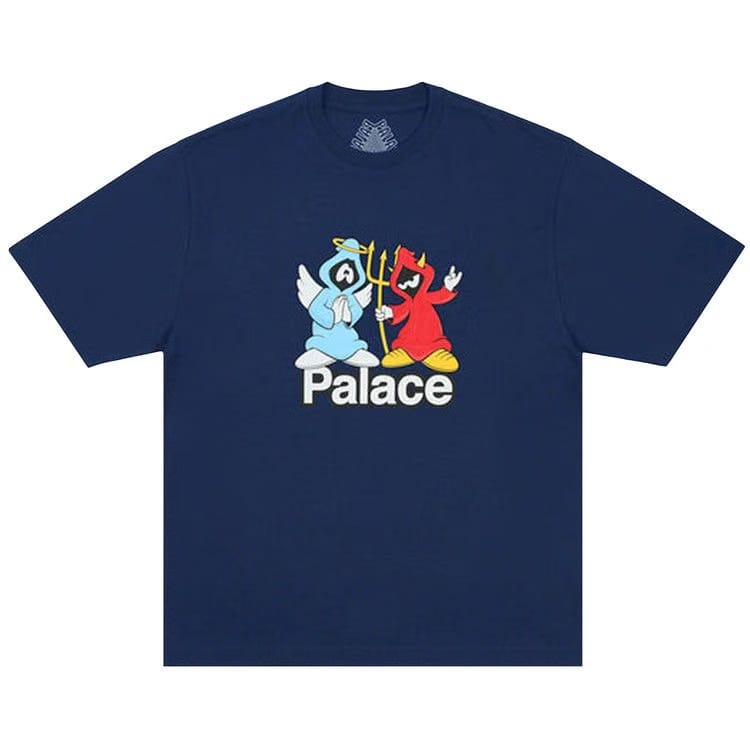 Palace Right And Wrong T-Shirt Navy