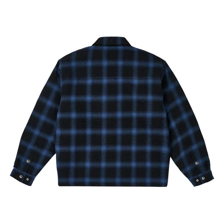 Palace Zip Up Shirt Navy