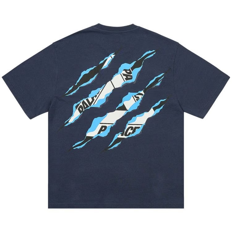 Palace Ripped Tri T-Shirt Navy