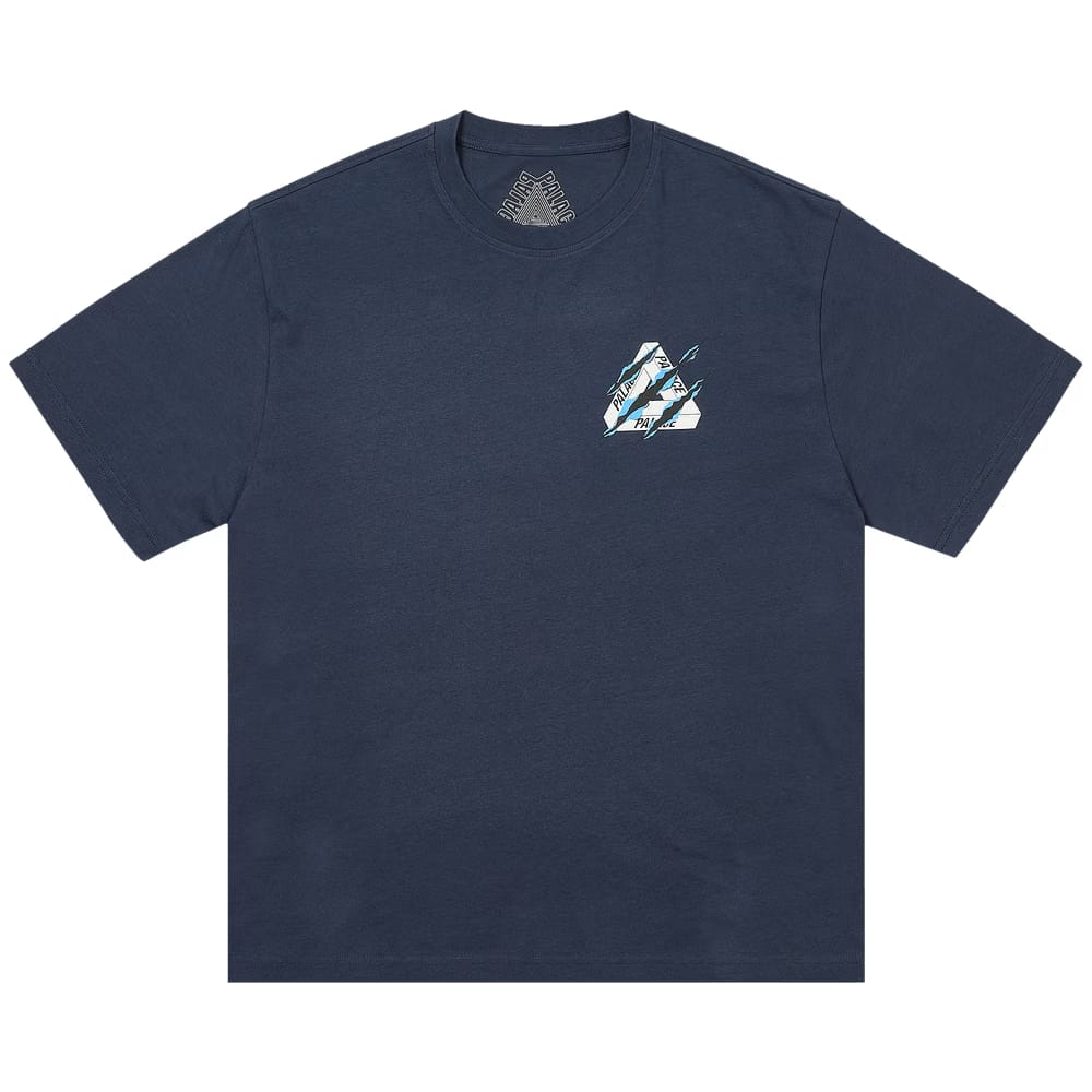 Palace Ripped Tri T-Shirt Navy