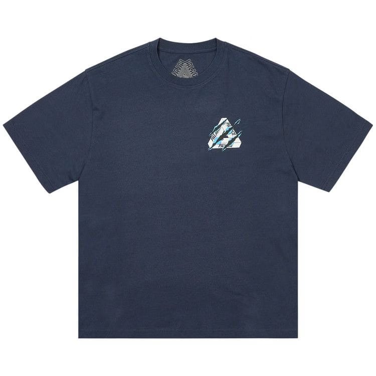 Palace Ripped Tri T-Shirt Navy