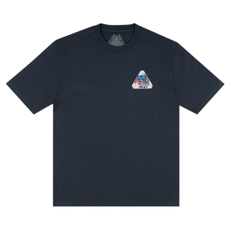 Palace Ripped T-Shirt Blue