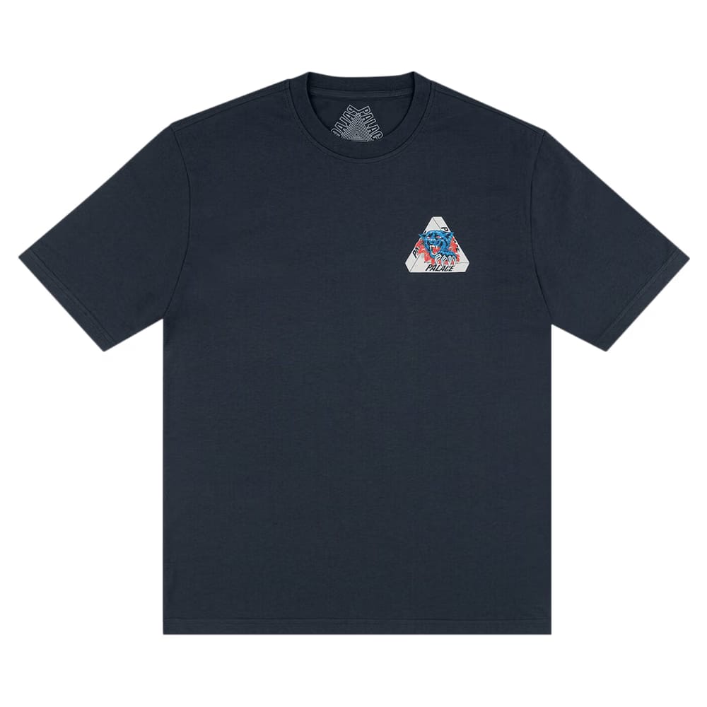Palace Ripped T-Shirt Blue