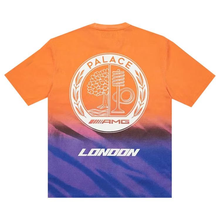 Palace x AMG 2.0 London T-Shirt Orange/Purple