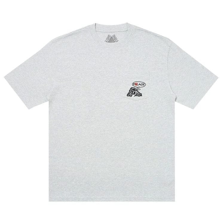 Palace Peace Pocket T-Shirt Grey Marl