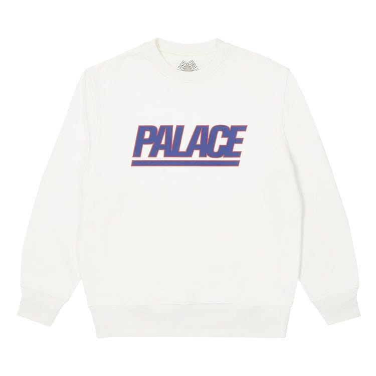 Palace Gigantic Crew White