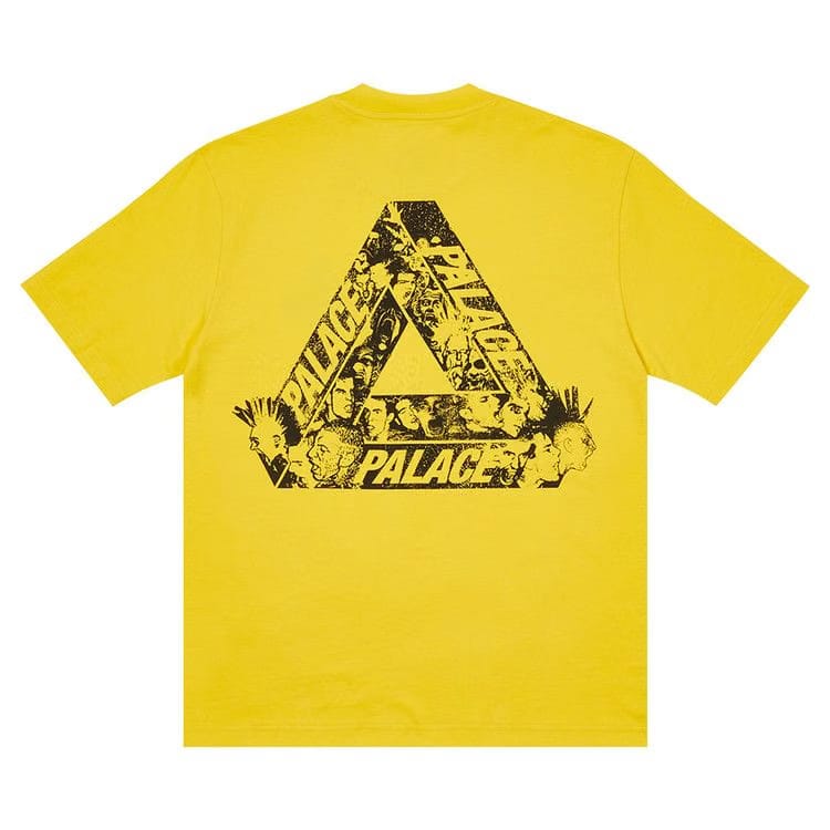 Palace Tri-Heads T-Shirt Yellow
