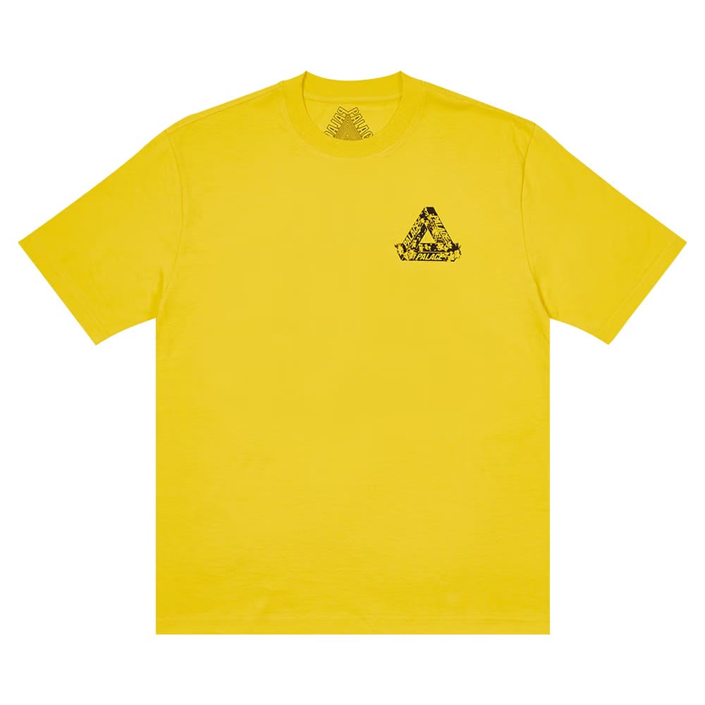 Palace Tri-Heads T-Shirt Yellow
