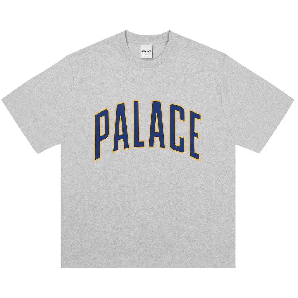 Palace Athletic Heavy T-Shirt Grey Marl