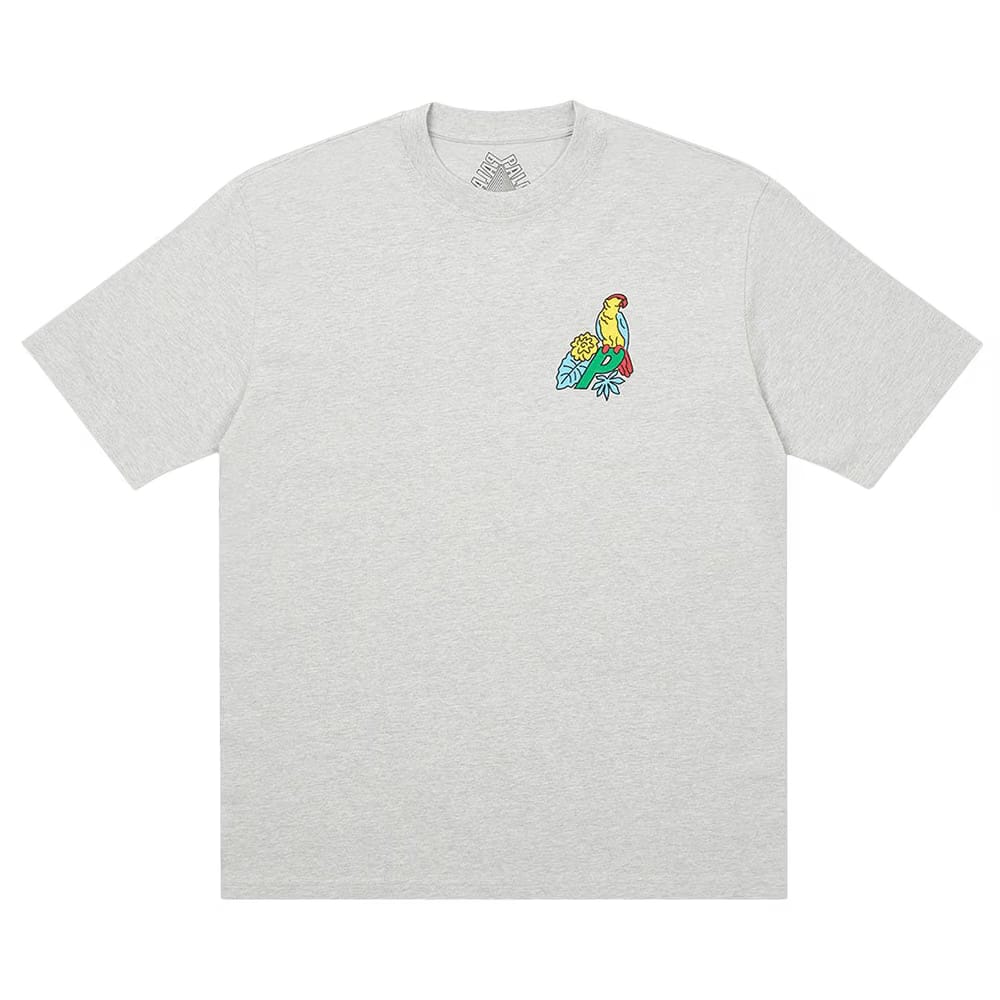 Palace Parrot Palace-3 T-Shirt Grey Marl