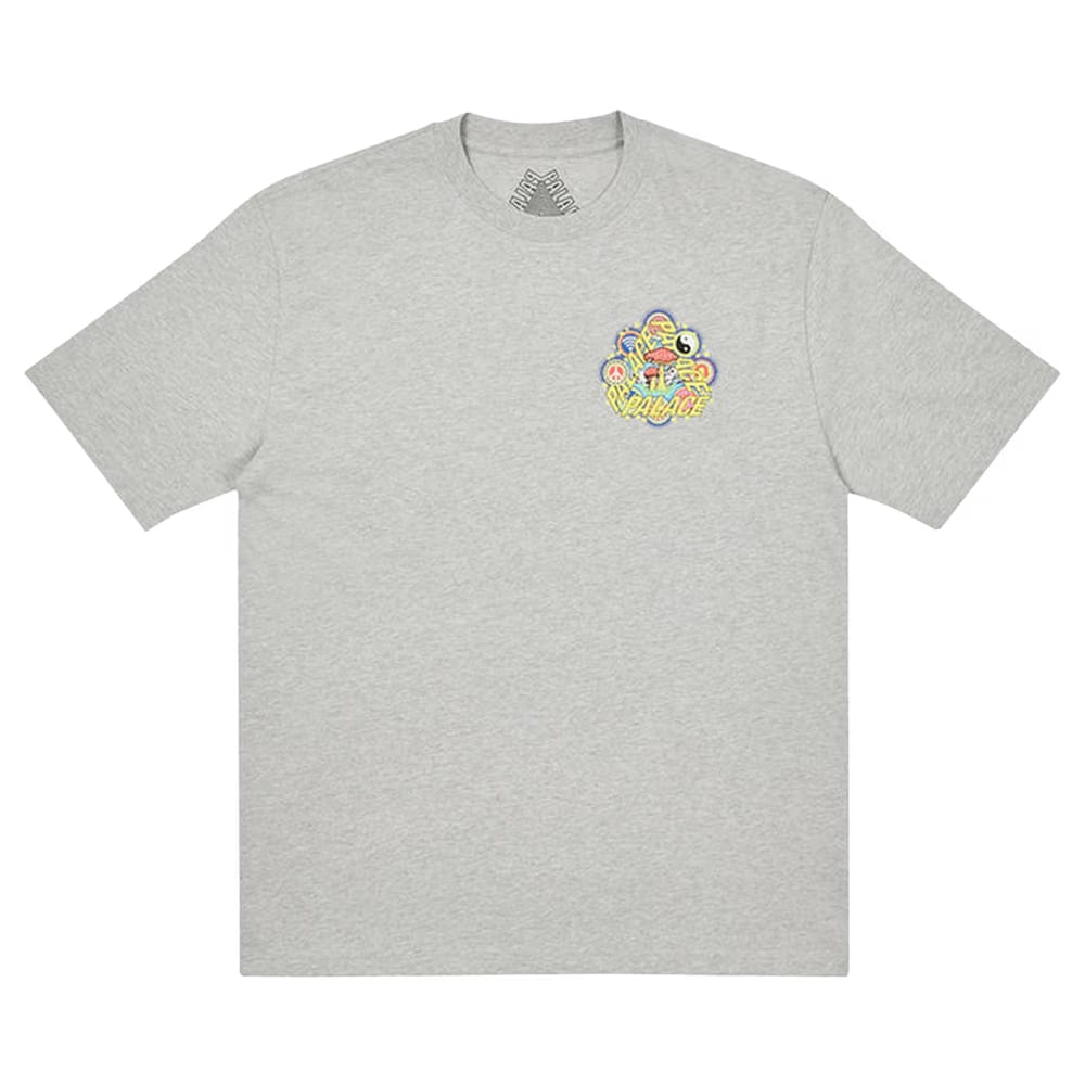 Palace Bun 5G T-Shirt Grey Marl
