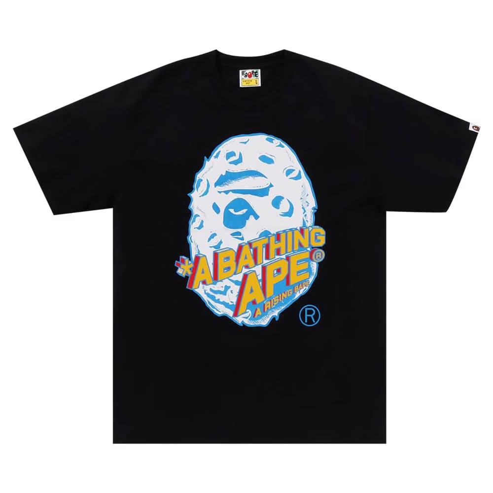 BAPE Moon Ape Head T-Shirt Black