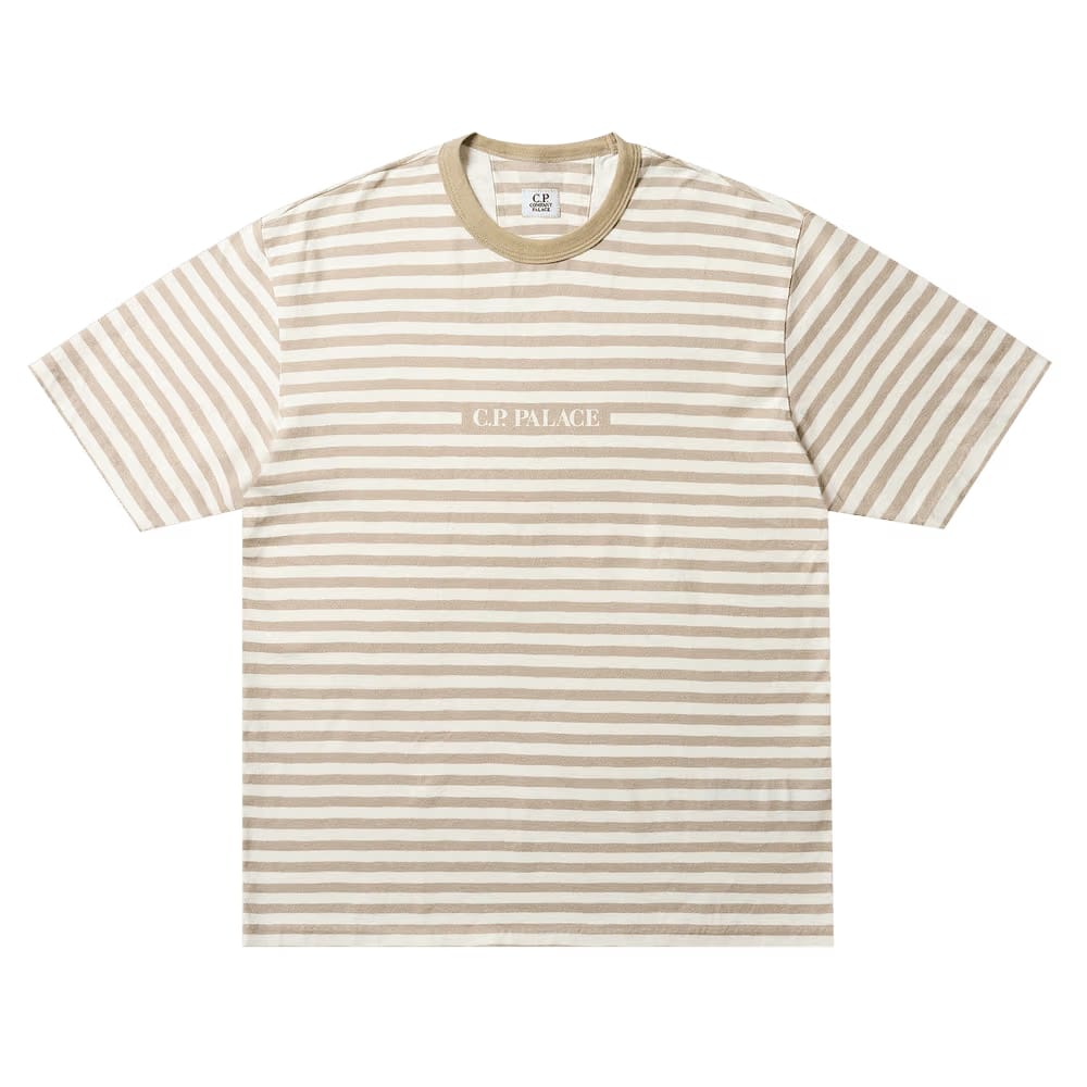 Palace x C.P. Company Jersey Printed T-Shirt Stone