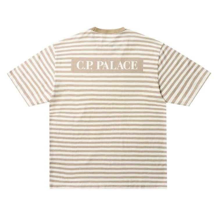 Palace x C.P. Company Jersey Printed T-Shirt Stone
