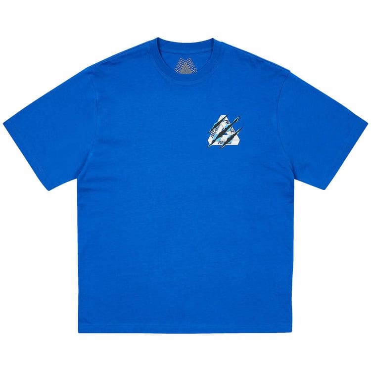 Palace Ripped Tri T-Shirt Blue Berry