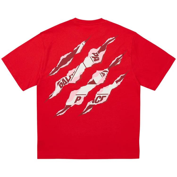 Palace Ripped Tri T-Shirt Truest Red