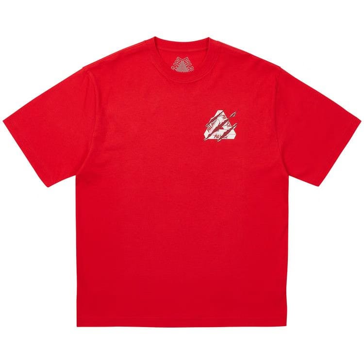 Palace Ripped Tri T-Shirt Truest Red
