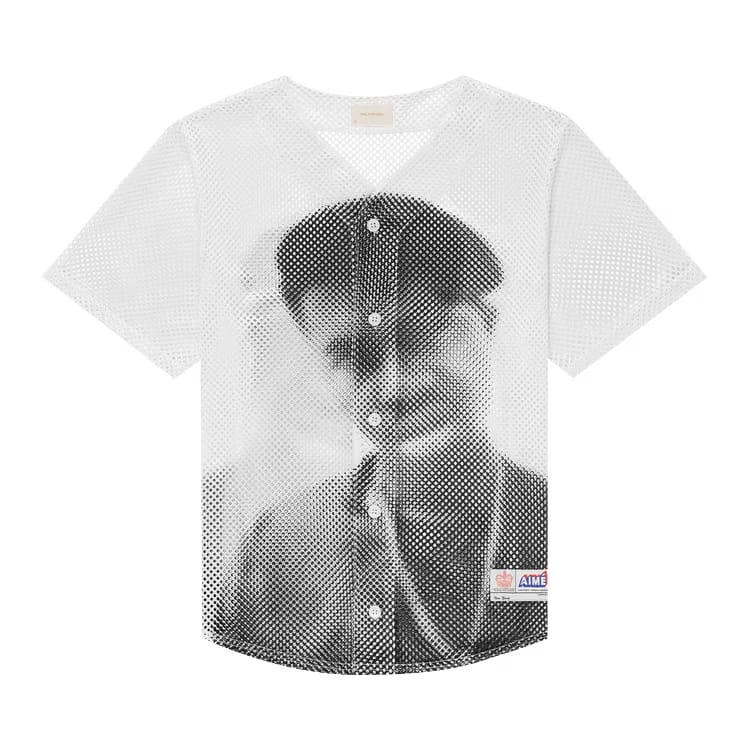 Aimé Leon Dore The Genesis Mesh Baseball Jersey White