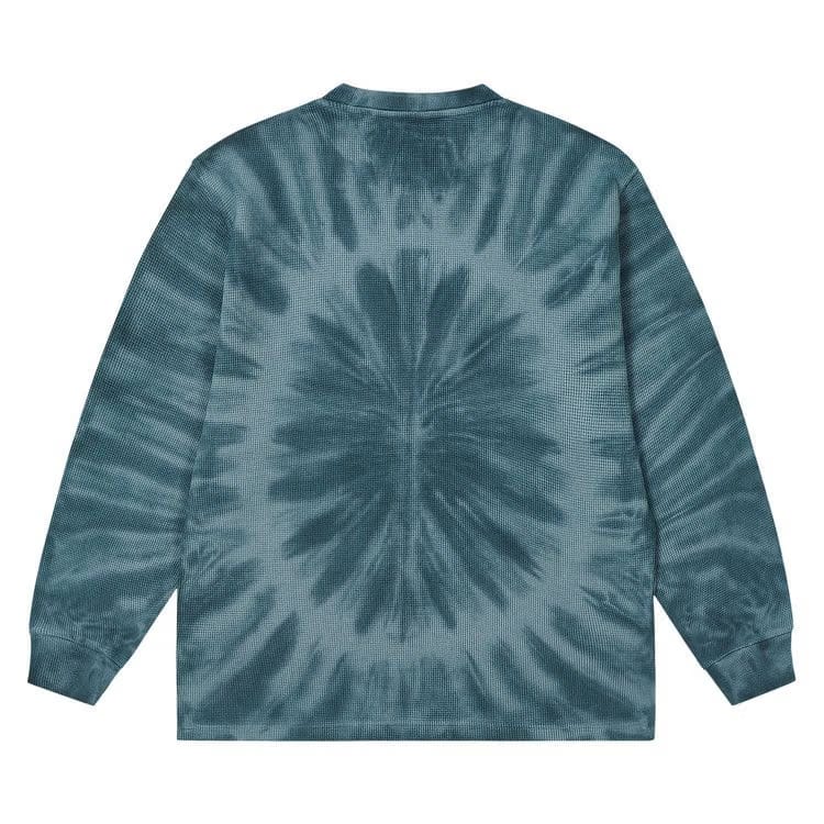 Palace Tie-Dye Waffle Long-Sleeve Navy