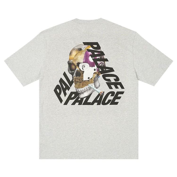 Palace Baked P-3 T-Shirt Grey Marl