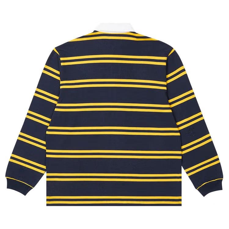 Palace Stripe Rugby Navy/Yellow