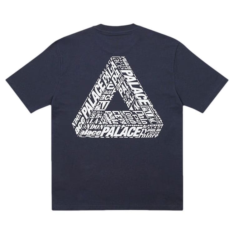 Palace Tri-Text T-Shirt Navy