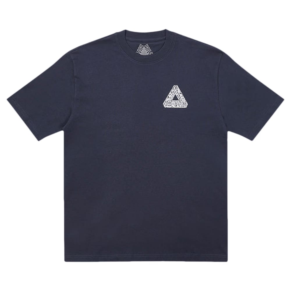 Palace Tri-Text T-Shirt Navy