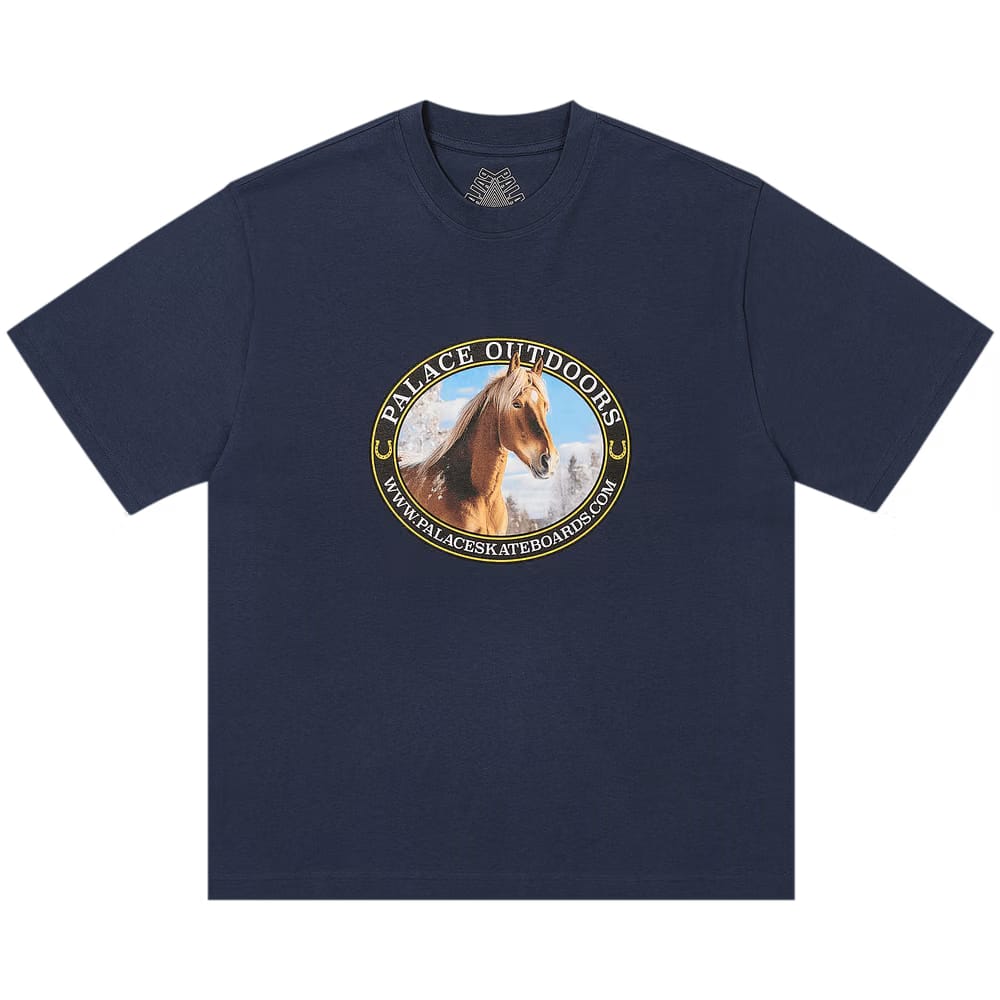 Palace Equestrian T-Shirt Navy