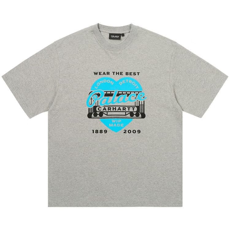 Palace x Carhartt WIP Heart T-Shirt Heather Grey