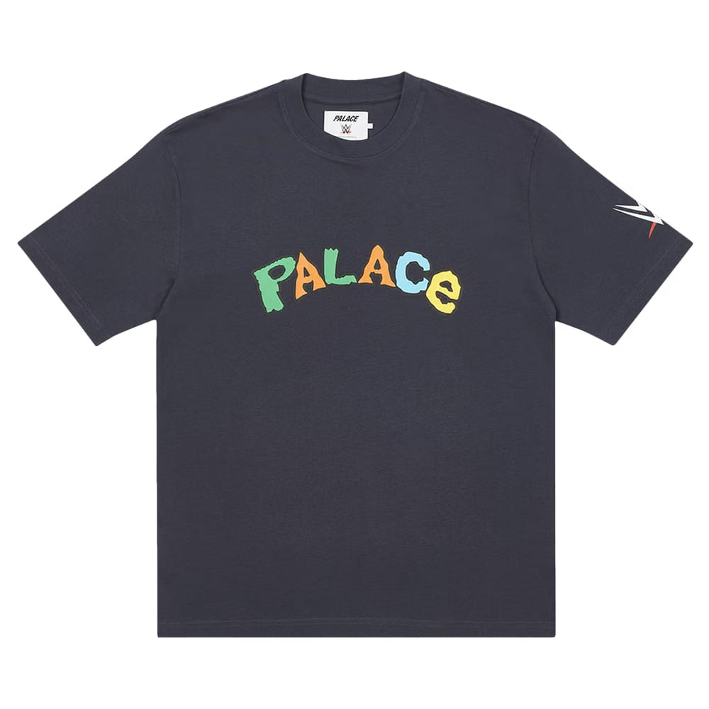 Palace x WWE Nice Day T-Shirt Navy