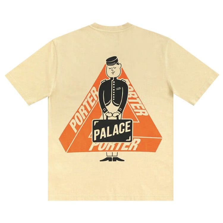 Palace x Porter Tri-Ferg Bell Boy T-Shirt Sand