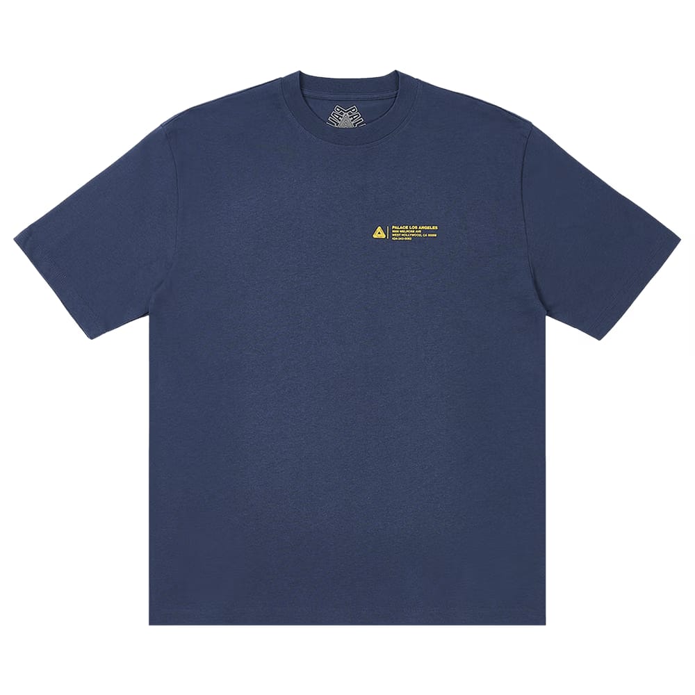 Palace Wrapper Logo T-Shirt Navy