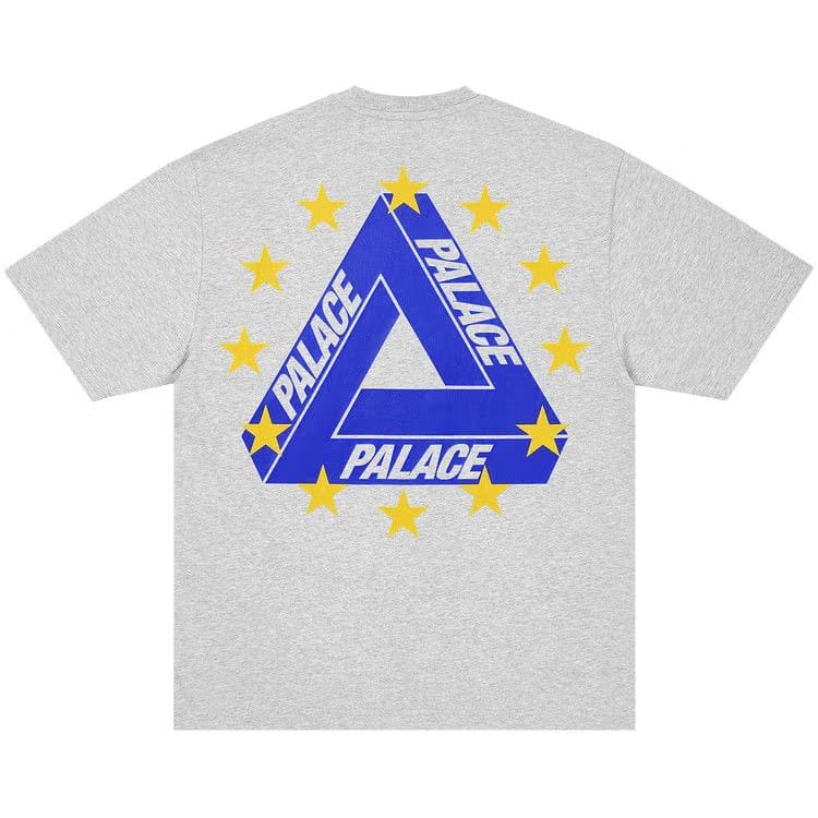 Palace Eu Tri T-Shirt Grey Marl