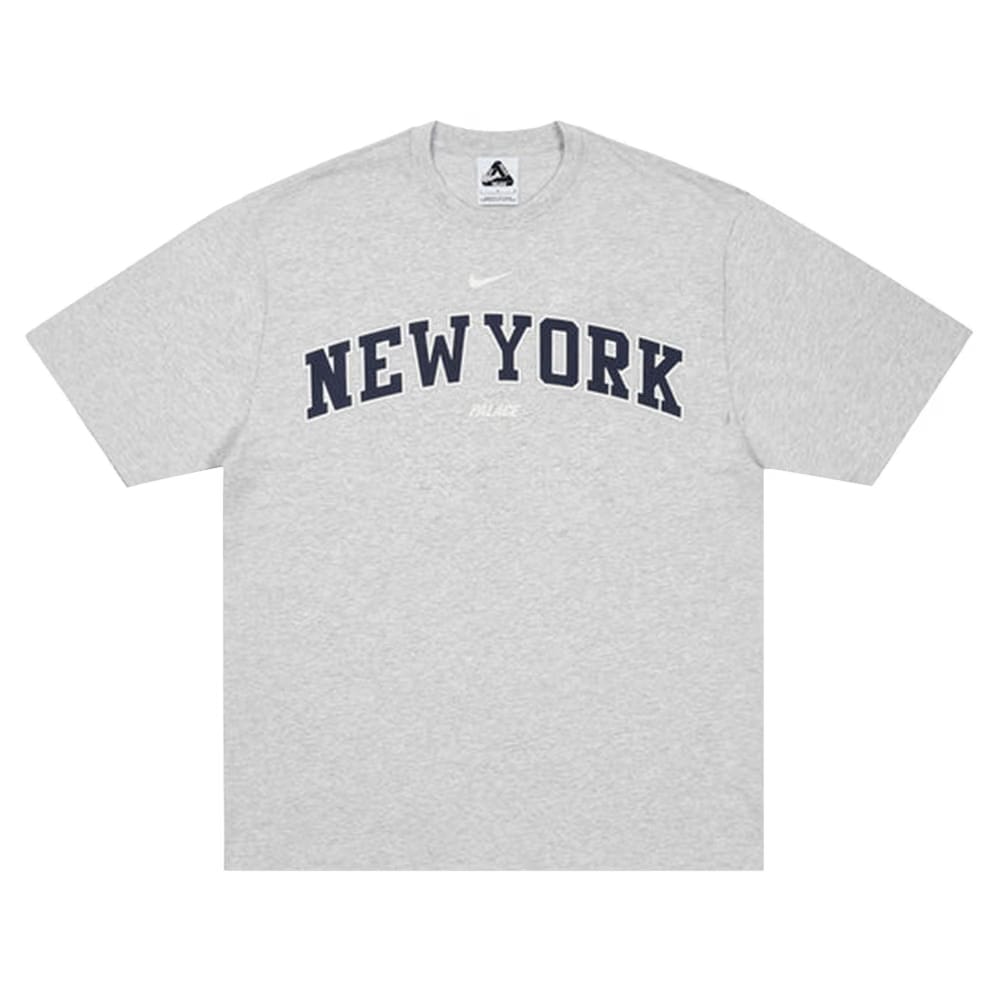 Palace x Nike Shop T-Shirt New York Grey Marl