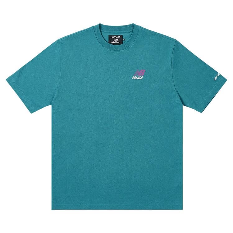 Palace x New Balance Logo T-Shirt Teal
