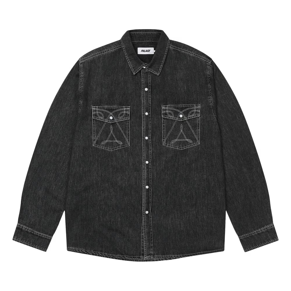 Palace Denim Western Over Shirt Black