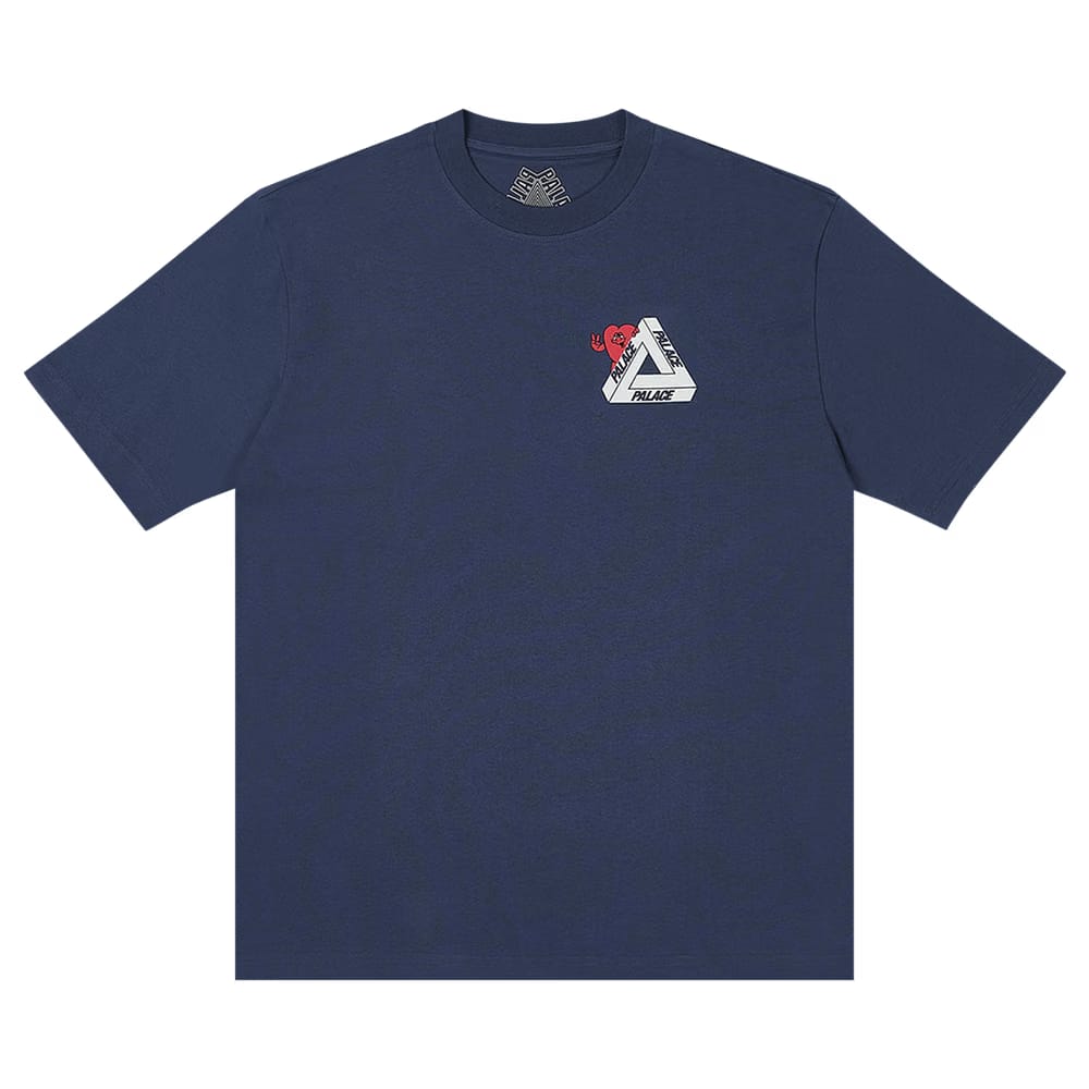 Palace Tri-Hearts T-Shirt Navy
