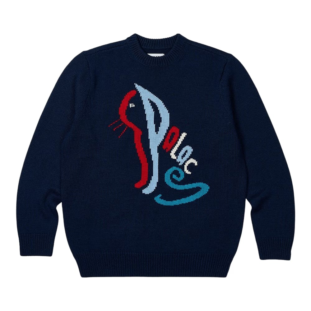Palace Cat Knit Navy