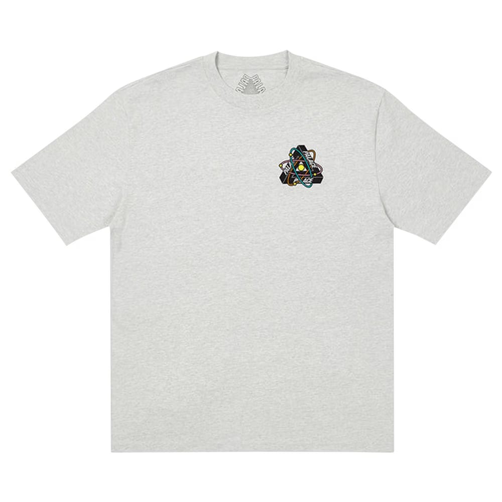 Palace Tri-Atom T-Shirt Grey Marl