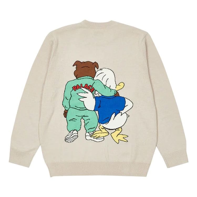 Palace Dog And Duck Knit Cream