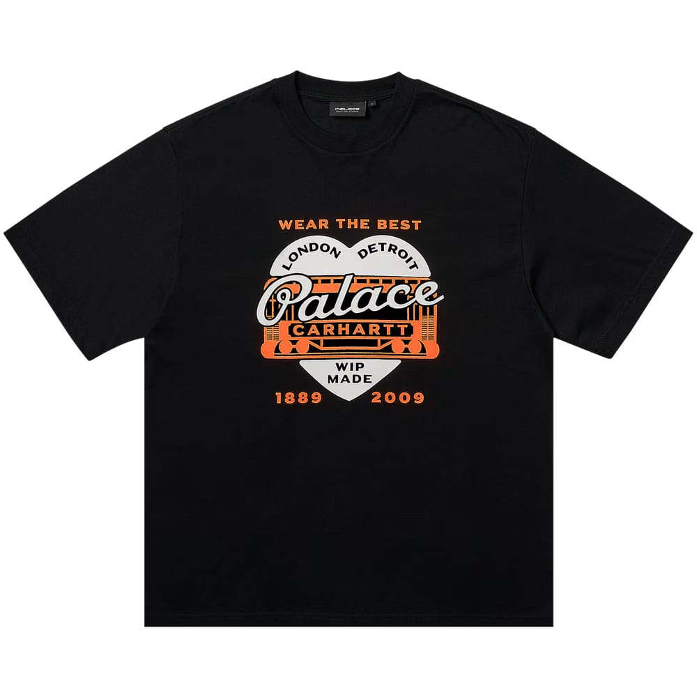 Palace x Carhartt WIP Heart T-Shirt Black