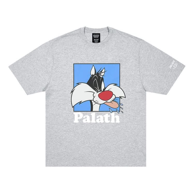 Palace x UGG Looney Tunes T-Shirt Grey Marl