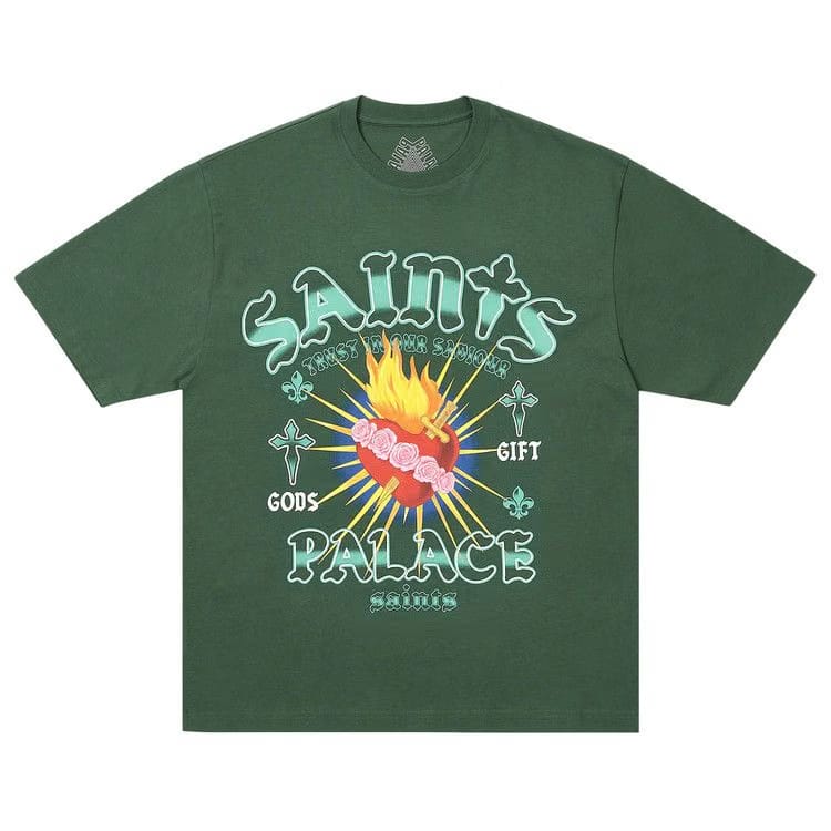 Palace Gods Gift T-Shirt Racey Green