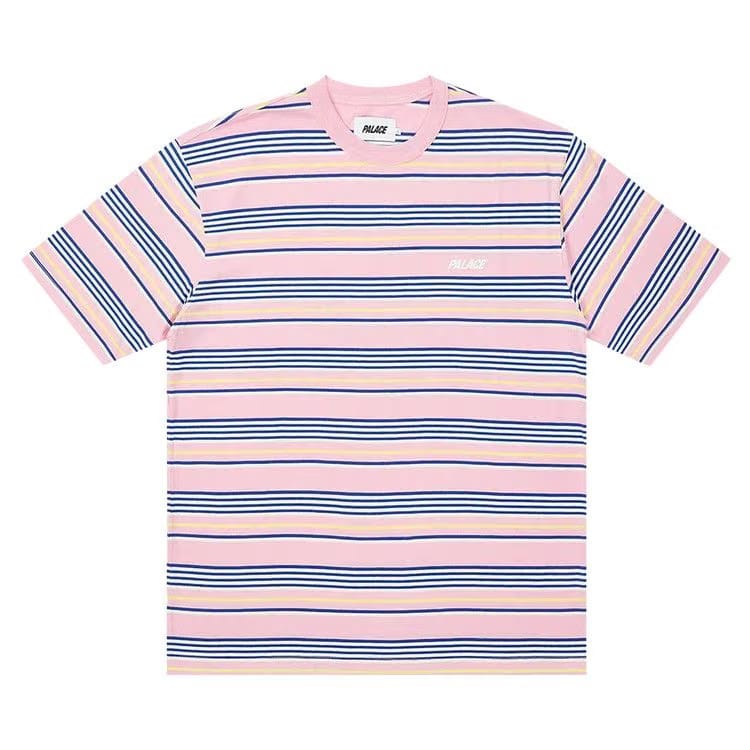 Palace Stripe T-Shirt Pink