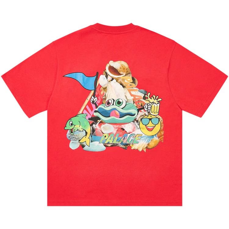 Palace P Sea T-Shirt Tomato Red