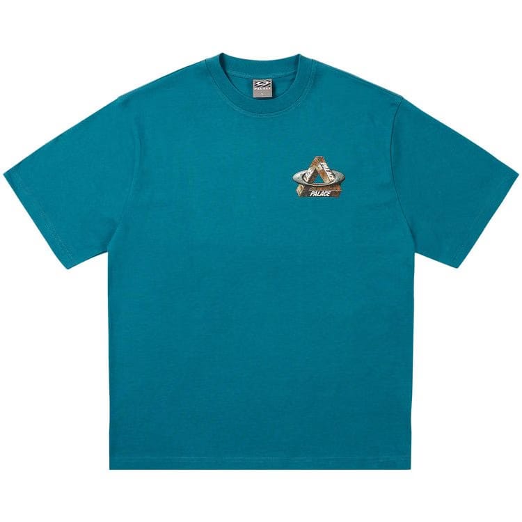Palace x Oakley T-Shirt Petrol