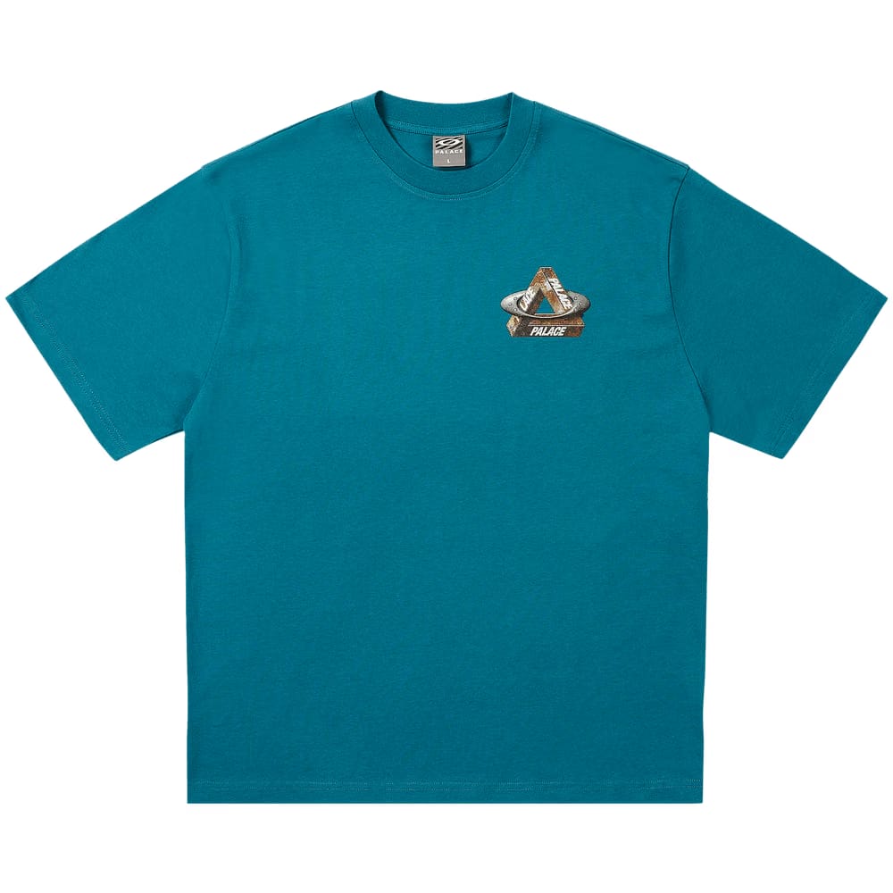 Palace x Oakley T-Shirt Petrol