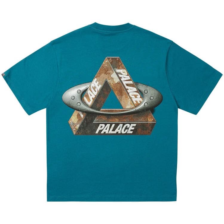Palace x Oakley T-Shirt Petrol